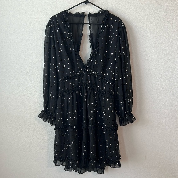 Dresses & Skirts - Starry Print Backless Dress - XL